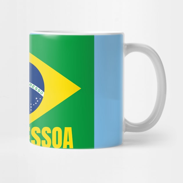 João Pessoa City in Brazilian Flag by aybe7elf